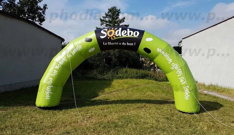 arche gonflable demi rond sodebo