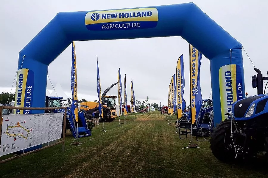 arche publicitaire personnalisée salon de l'herbe et des forrages 2019