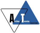 logo site arche et tente publicitaire